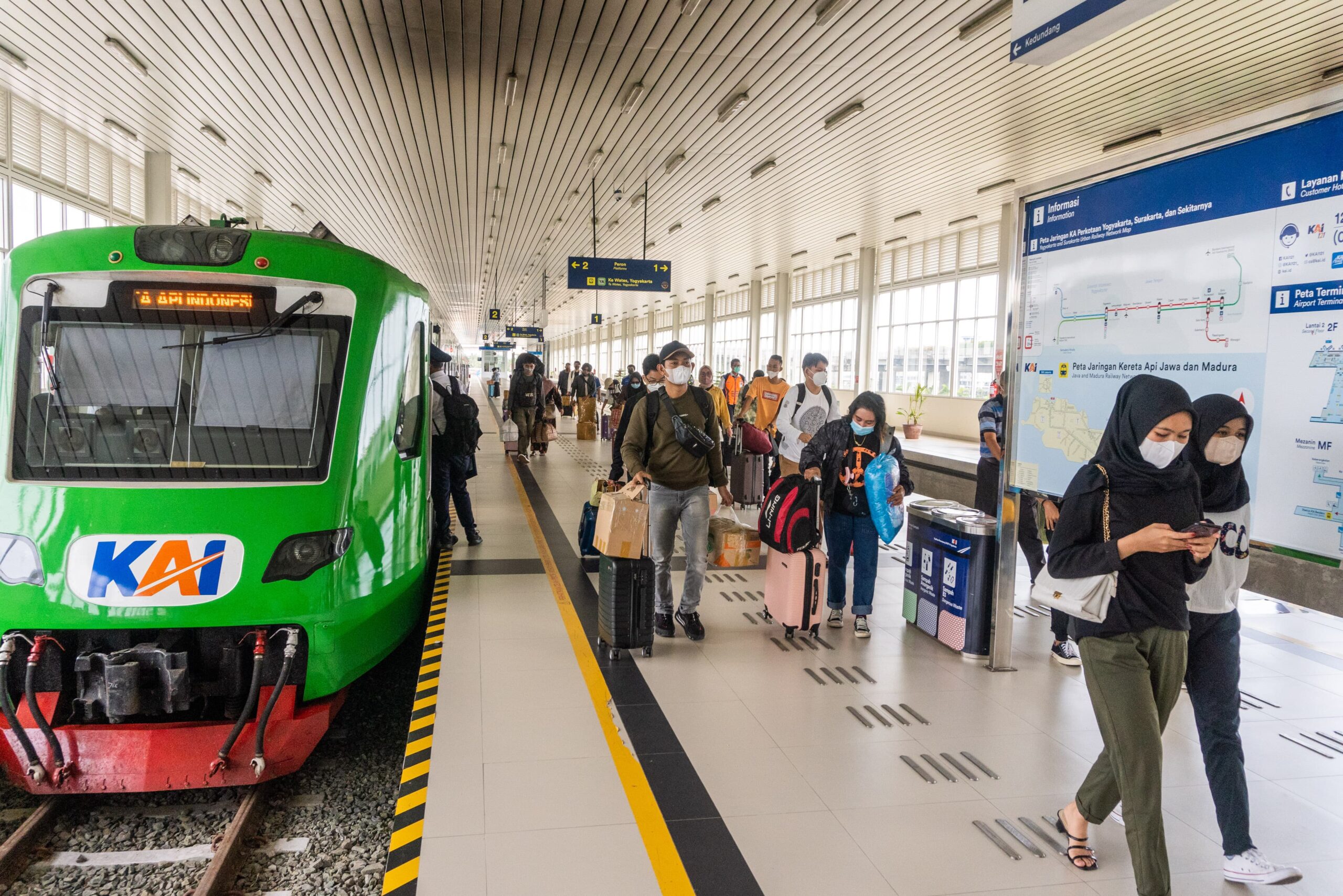 KA Bandara Yogyakarta Jadi Pilihan Utama Penumpang Berkat Waktu Keberangkatan Konsisten Saat Lebaran
