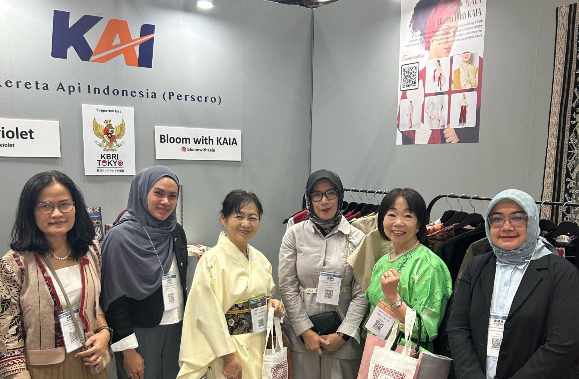 KAI Dukung UMKM Naik Kelas, Hadirkan Produk Lokal di Fashion World Tokyo 2025