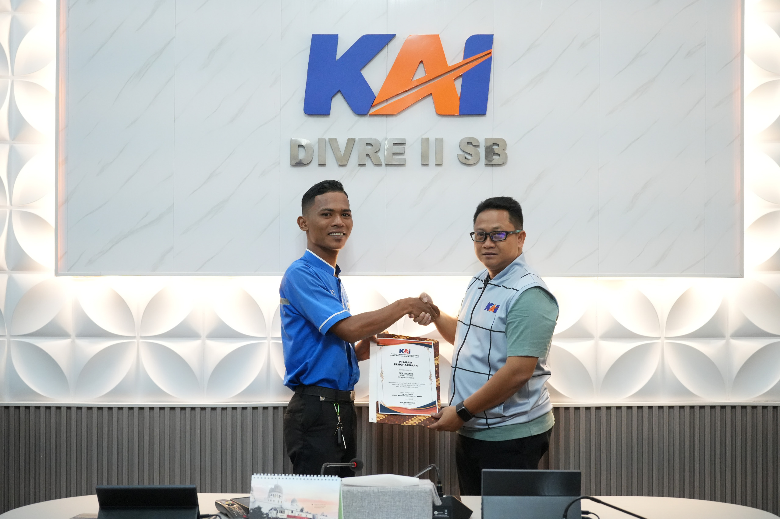 KAI Divre II Sumbar Jadikan Apresiasi Penyelamatan ODGJ sebagai Cermin SDGs di Lingkungan Kerja