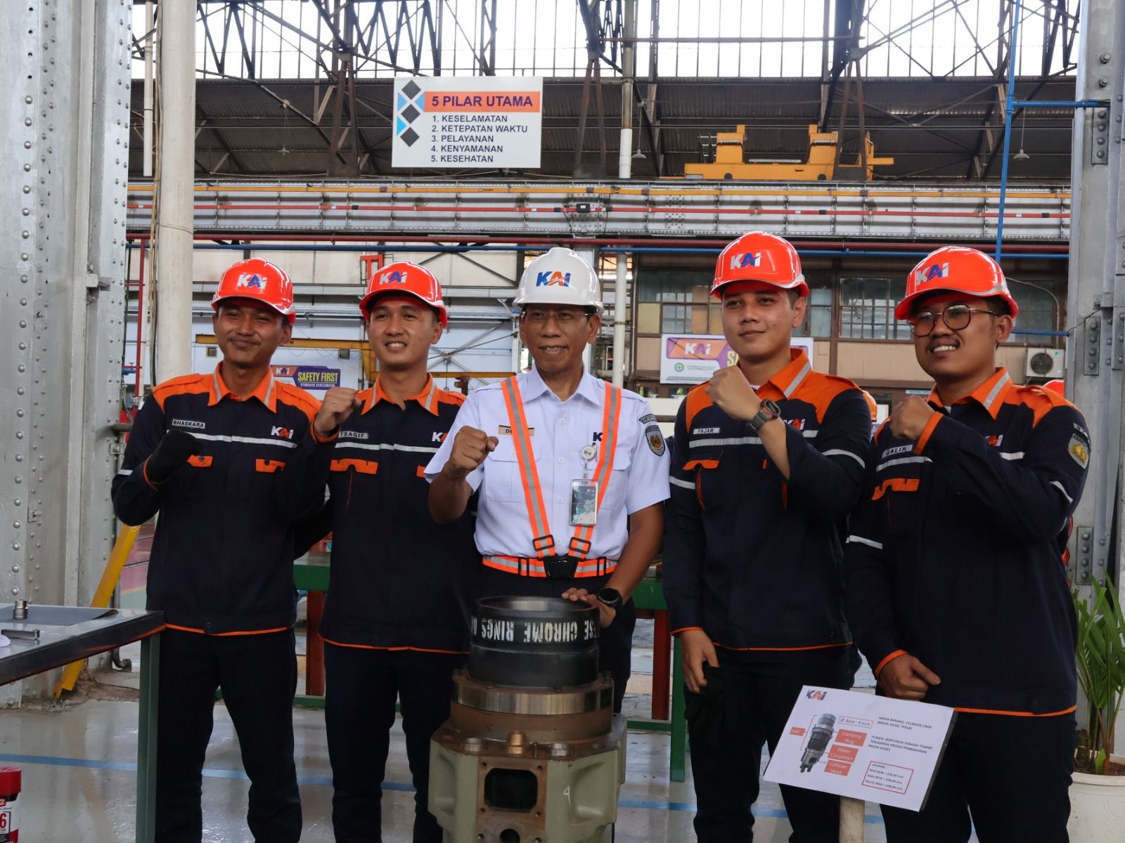 KAI Perkuat Keselamatan dan Layanan Lewat Refreshing Tenaga Perawatan Sarana